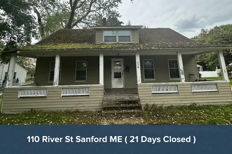 110 River St. Sanford, ME - Recently Purchased Homes for Cash